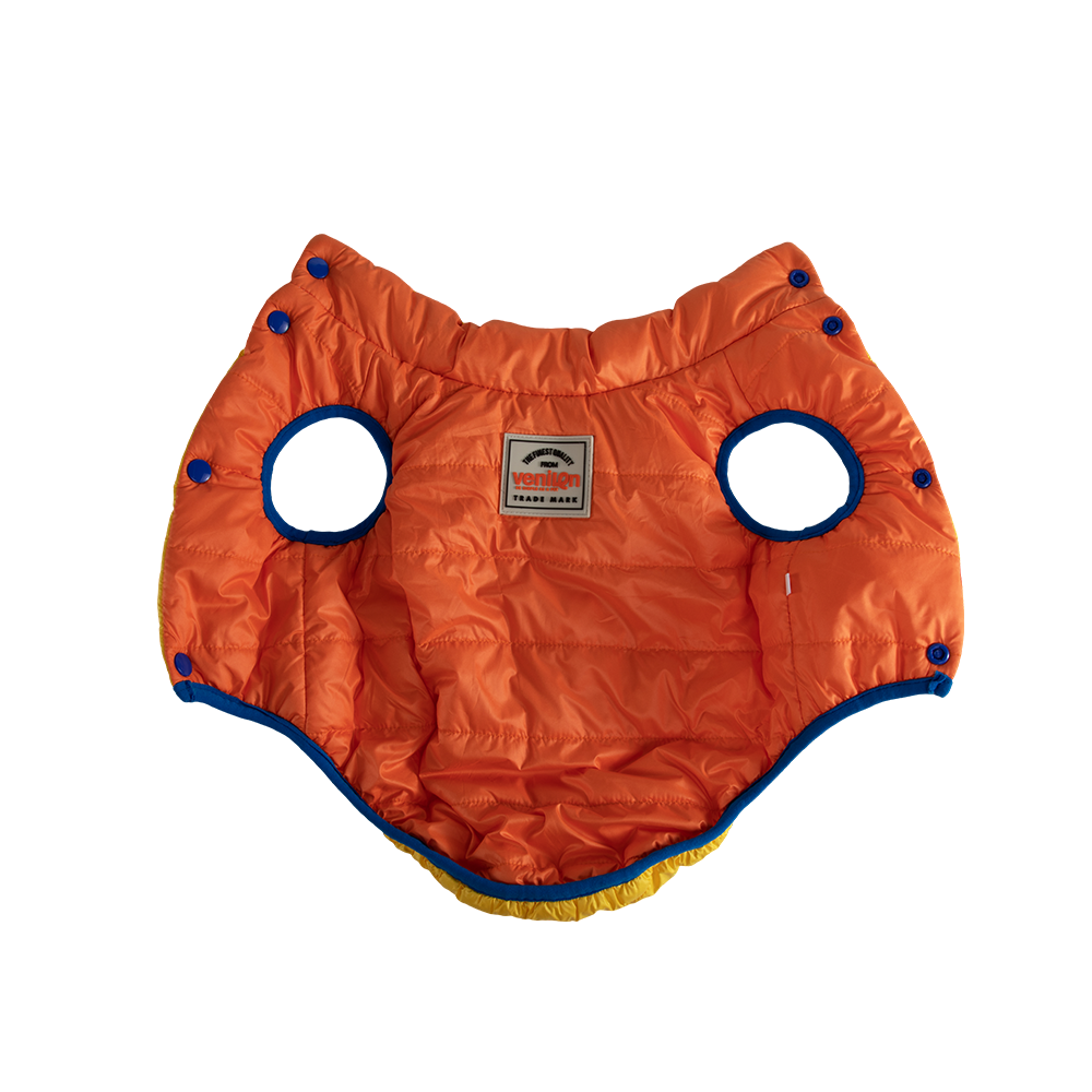 Jacket  Reversible Reflective with Bag for Dogs